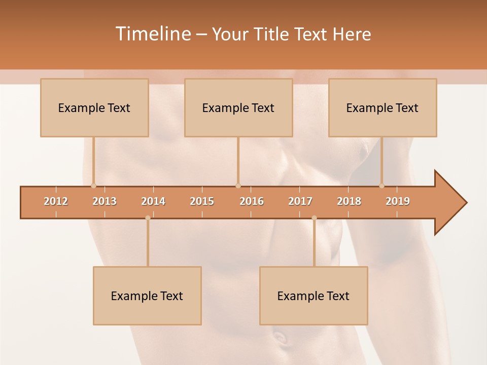 Muscular Fit Healthy PowerPoint Template