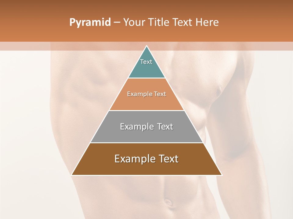 Muscular Fit Healthy PowerPoint Template