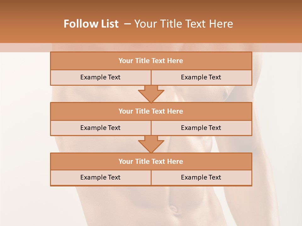 Muscular Fit Healthy PowerPoint Template