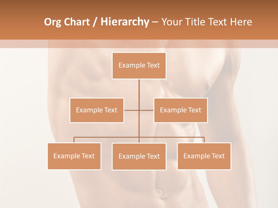 Muscular Fit Healthy PowerPoint Template