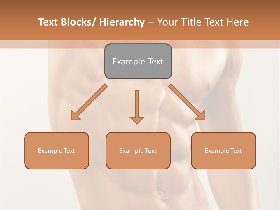 Muscular Fit Healthy PowerPoint Template