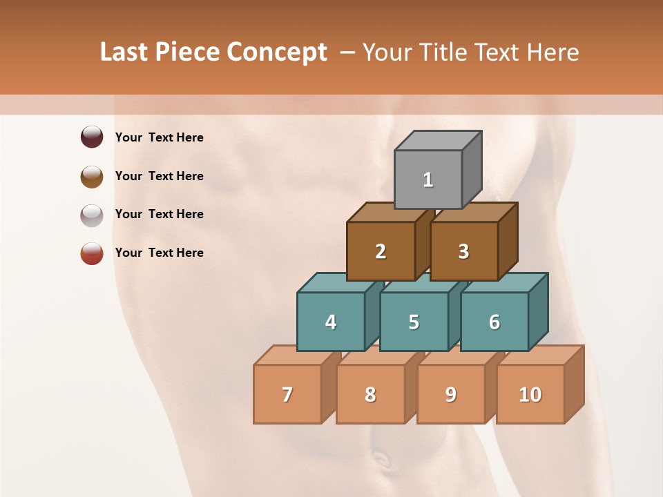 Muscular Fit Healthy PowerPoint Template