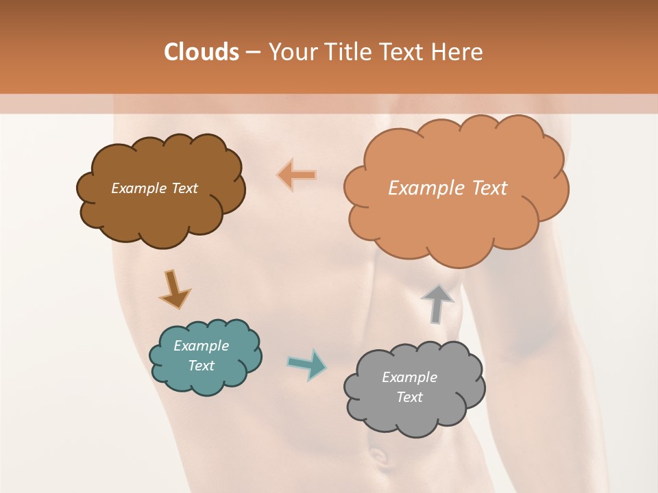 Muscular Fit Healthy PowerPoint Template