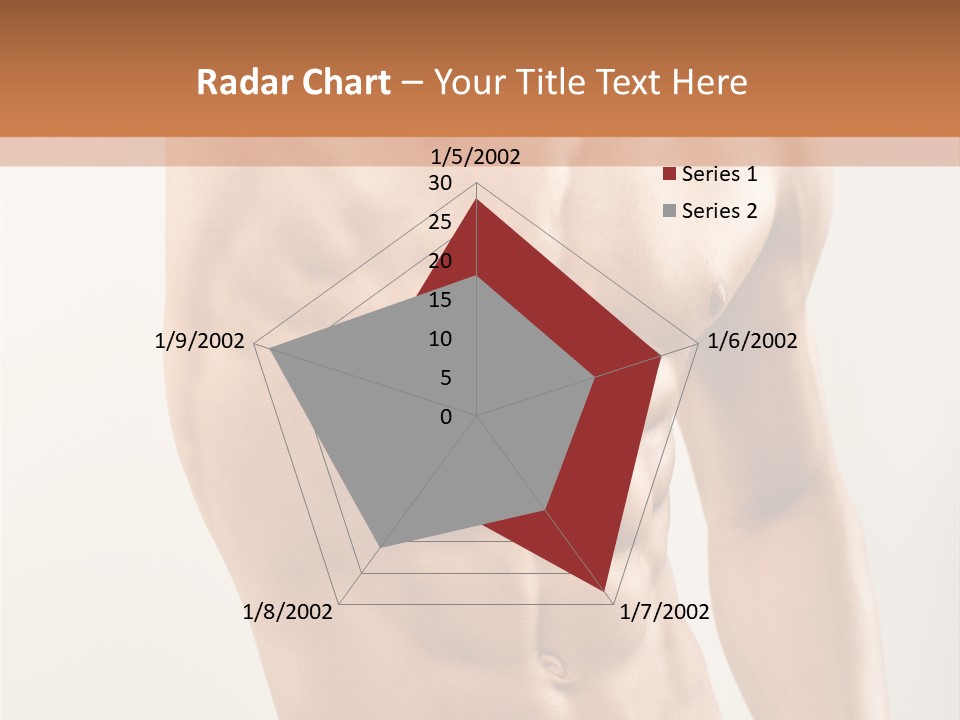 Muscular Fit Healthy PowerPoint Template