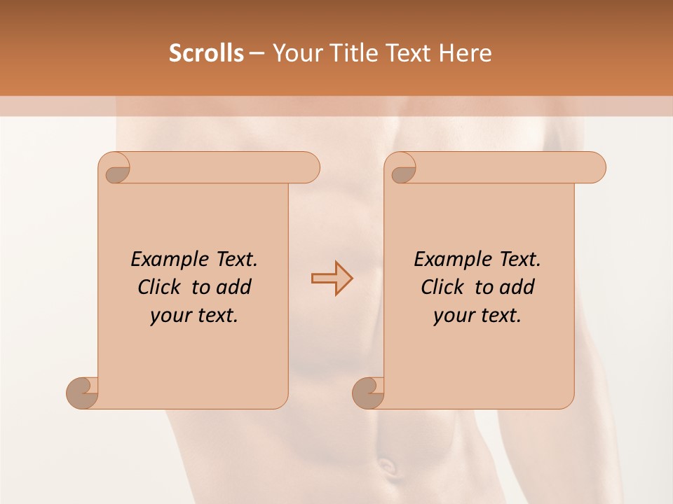 Muscular Fit Healthy PowerPoint Template