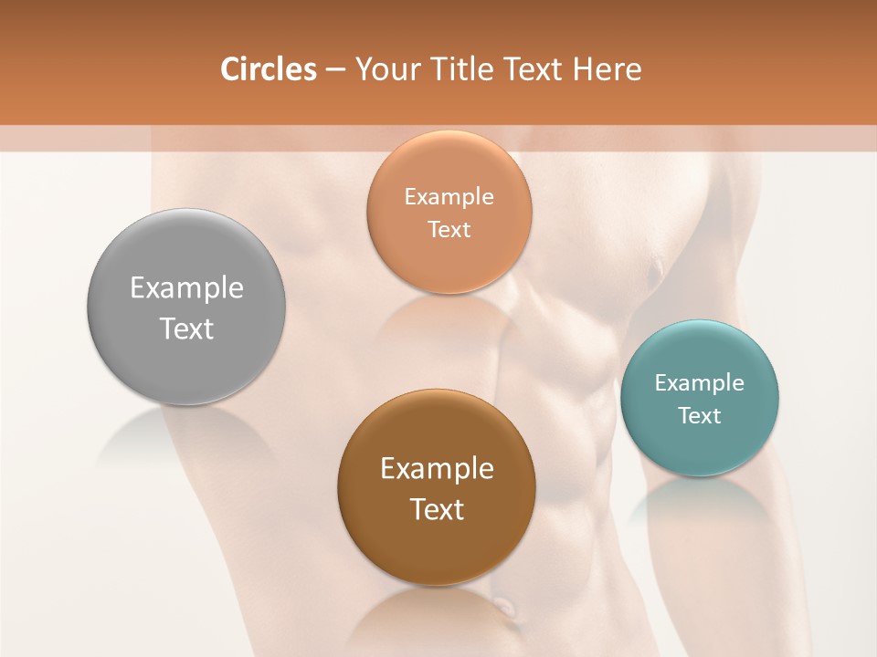 Muscular Fit Healthy PowerPoint Template