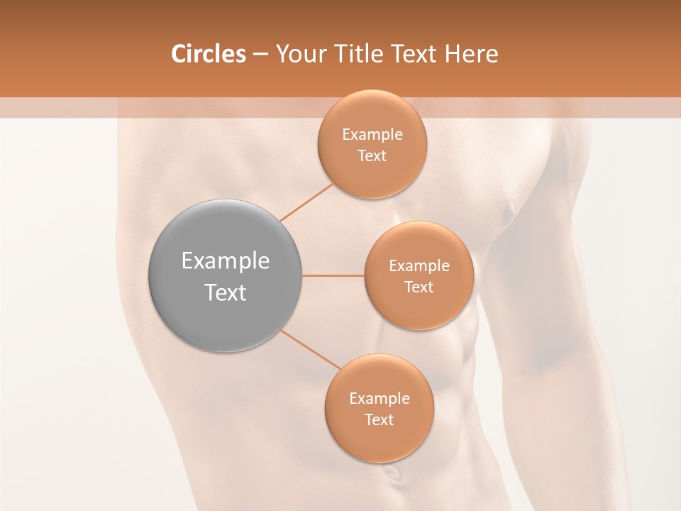 Muscular Fit Healthy PowerPoint Template