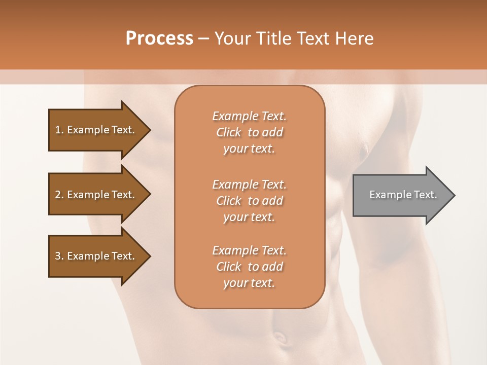Muscular Fit Healthy PowerPoint Template