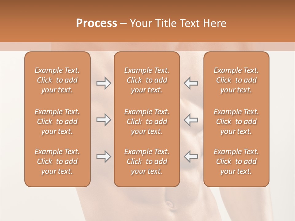 Muscular Fit Healthy PowerPoint Template