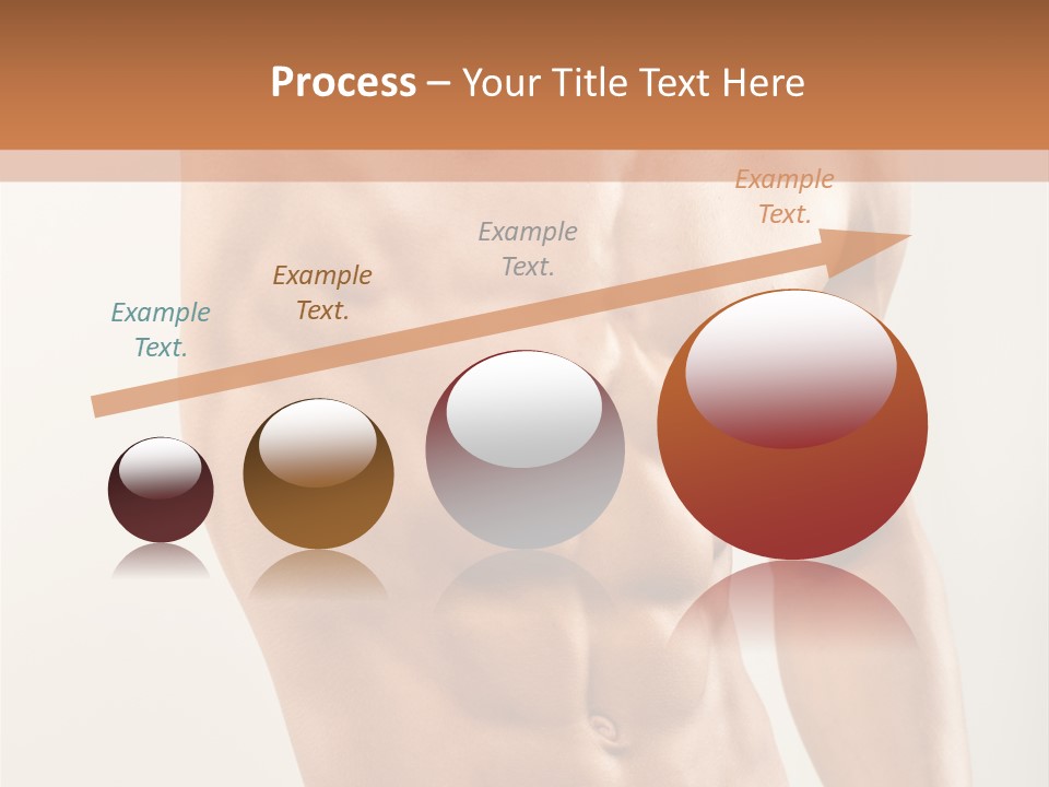 Muscular Fit Healthy PowerPoint Template