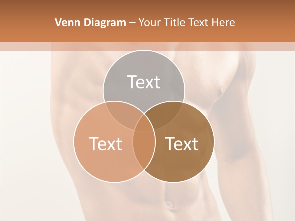 Muscular Fit Healthy PowerPoint Template