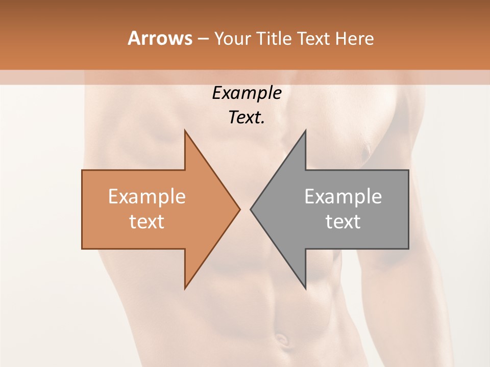 Muscular Fit Healthy PowerPoint Template