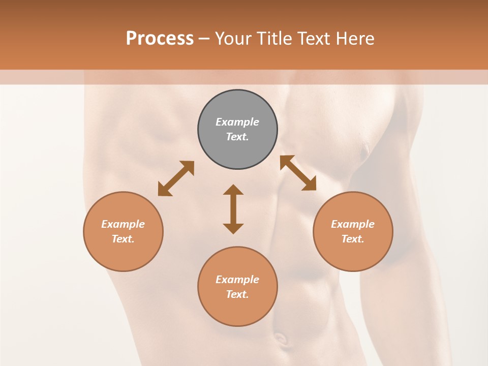 Muscular Fit Healthy PowerPoint Template