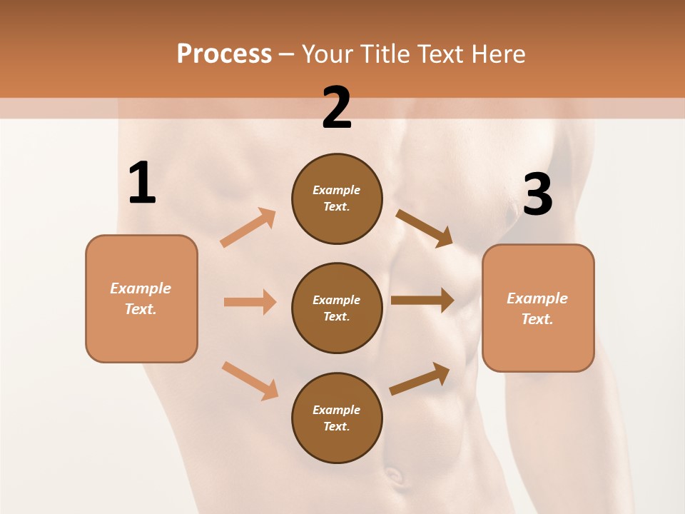 Muscular Fit Healthy PowerPoint Template