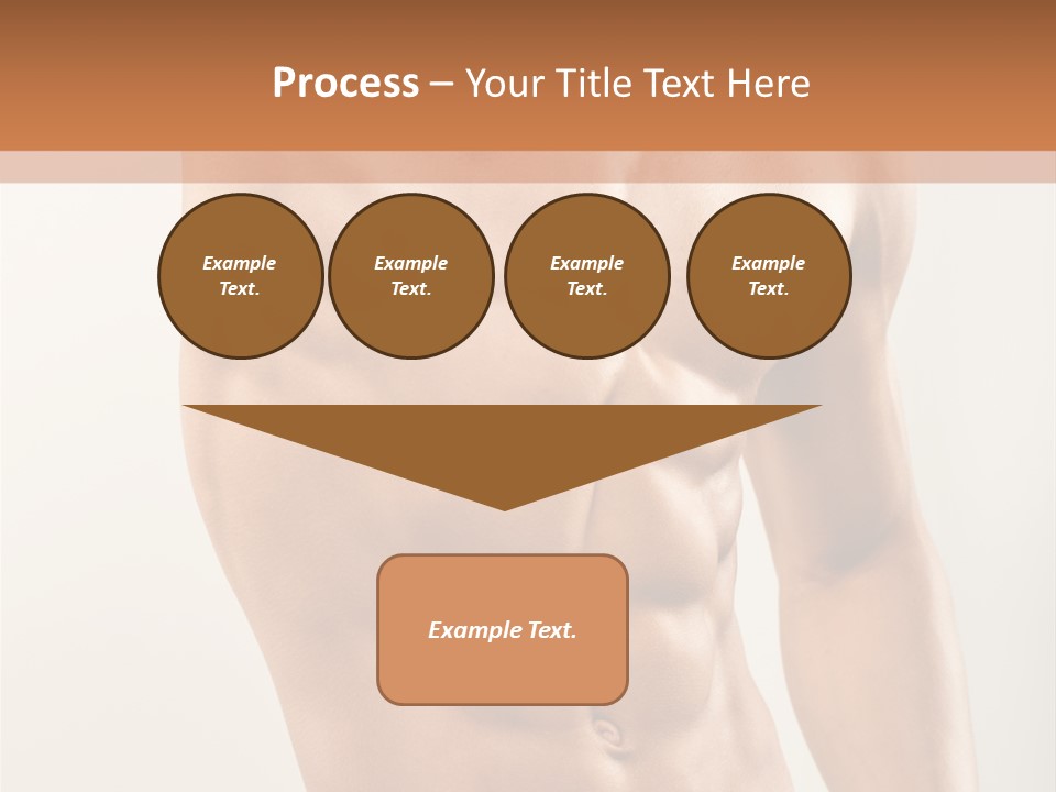 Muscular Fit Healthy PowerPoint Template
