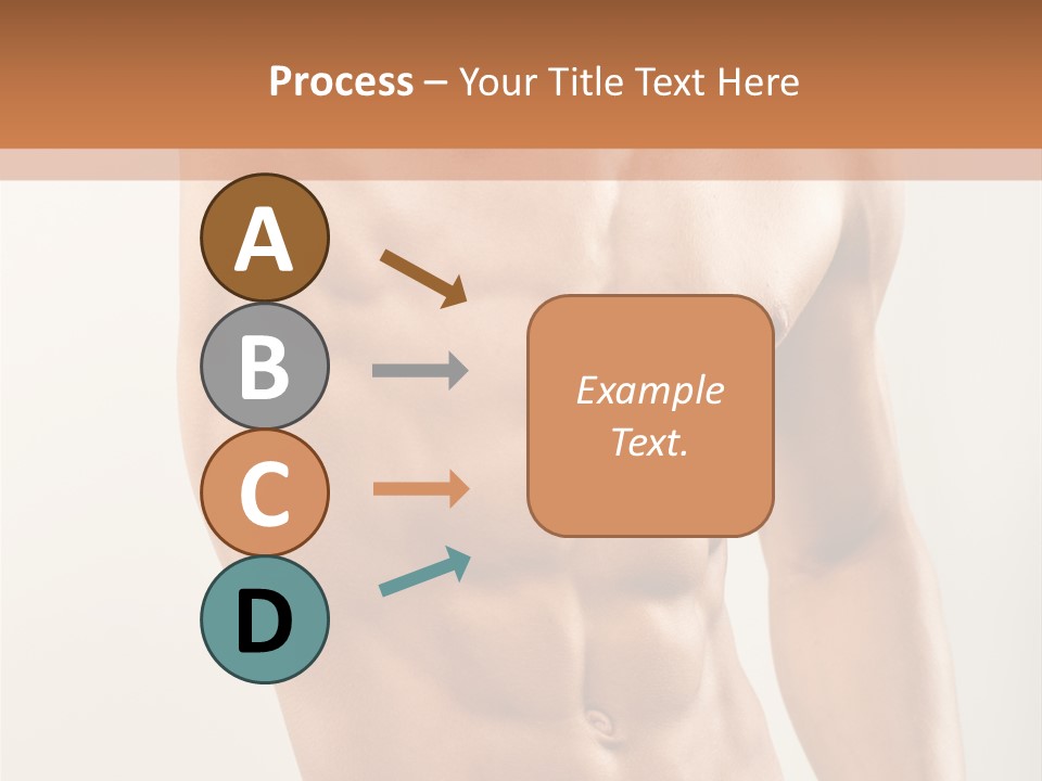 Muscular Fit Healthy PowerPoint Template