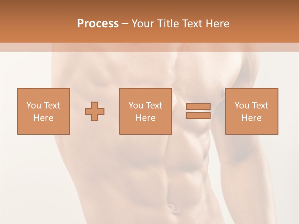 Muscular Fit Healthy PowerPoint Template