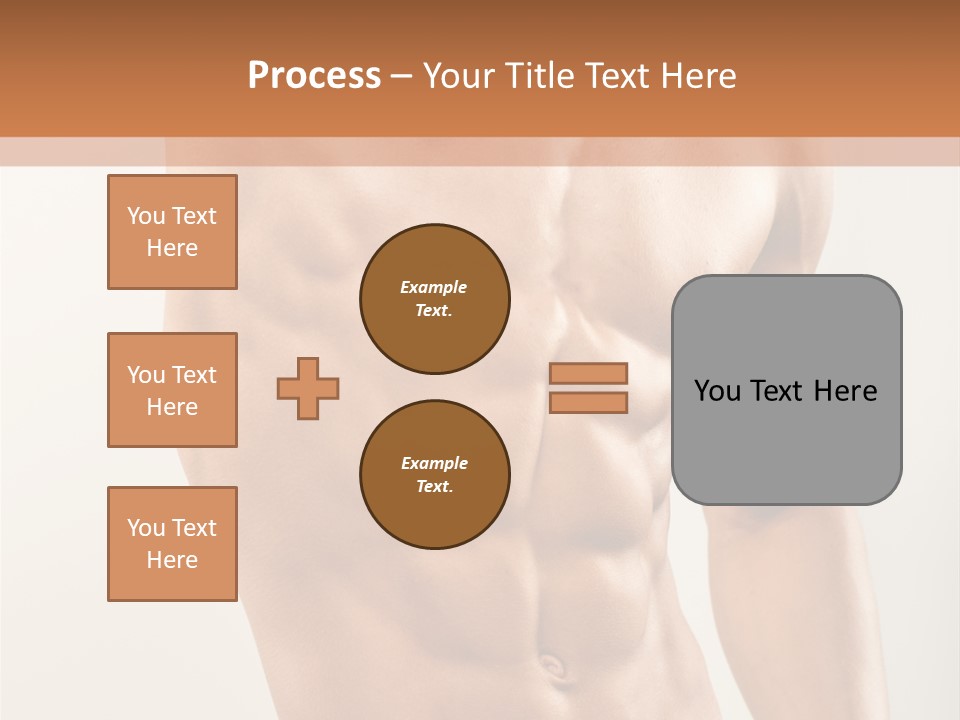 Muscular Fit Healthy PowerPoint Template