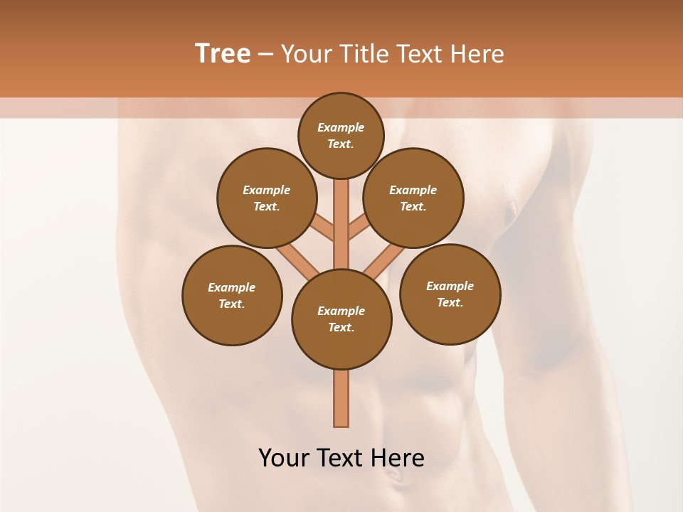 Muscular Fit Healthy PowerPoint Template