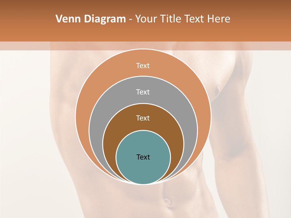 Muscular Fit Healthy PowerPoint Template