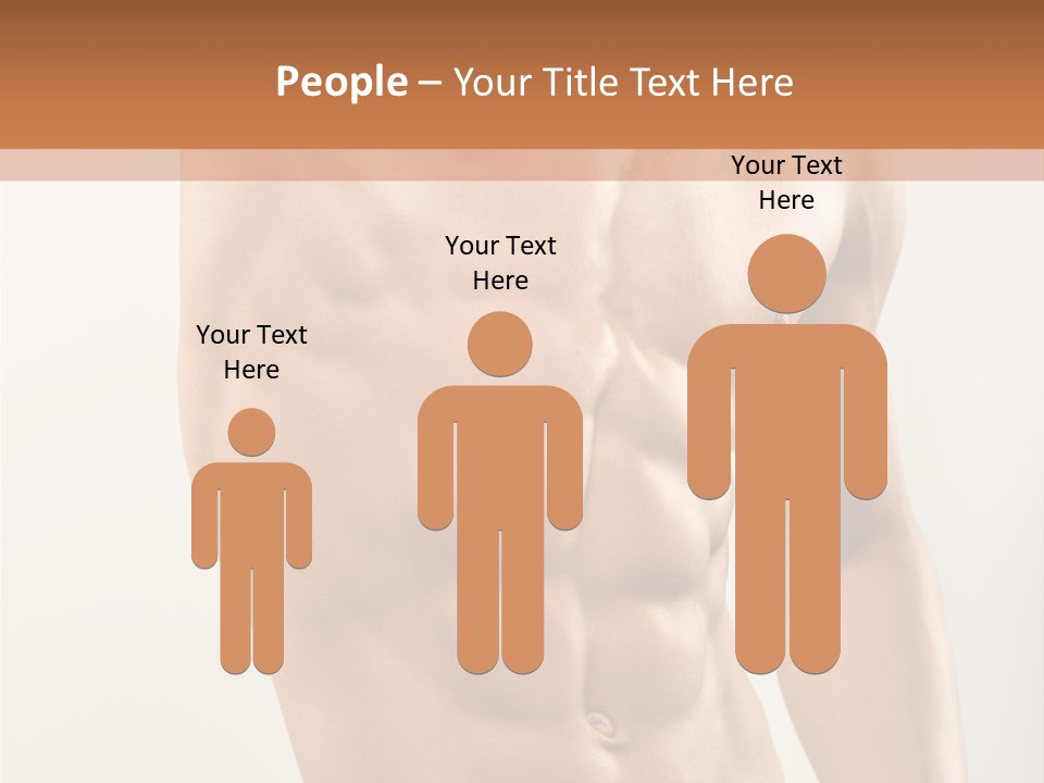 Muscular Fit Healthy PowerPoint Template