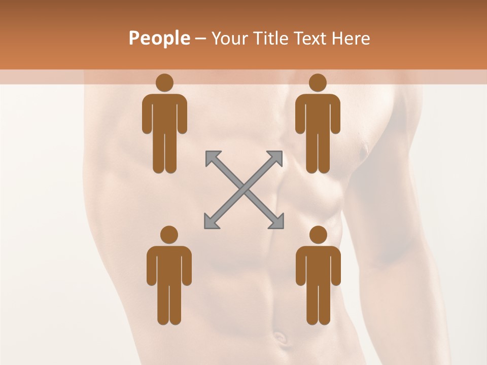 Muscular Fit Healthy PowerPoint Template