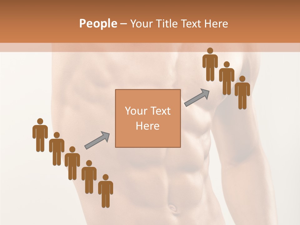 Muscular Fit Healthy PowerPoint Template