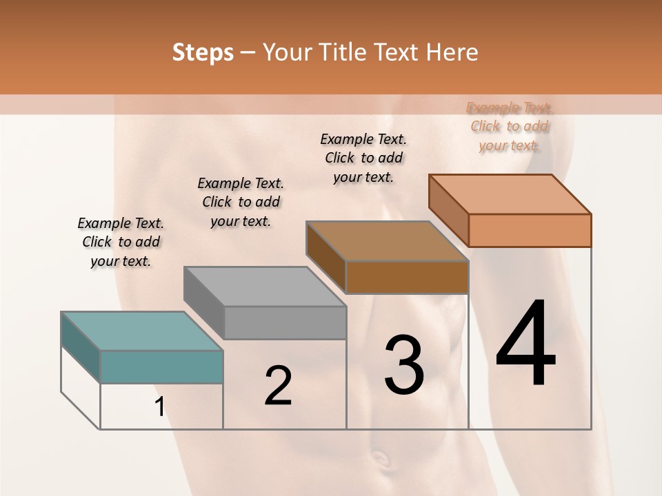 Muscular Fit Healthy PowerPoint Template