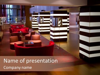 Chair Reception Decoration PowerPoint Template