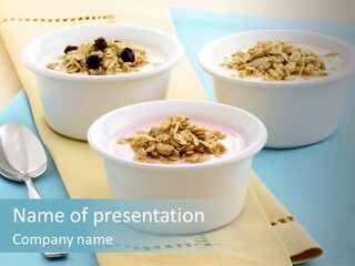 Cereal Meal Granola PowerPoint Template
