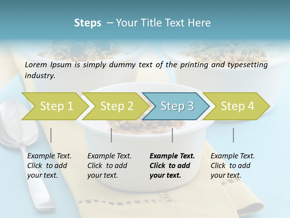 Cereal Meal Granola PowerPoint Template
