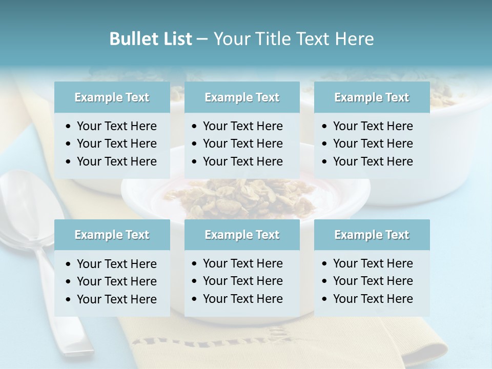 Cereal Meal Granola PowerPoint Template