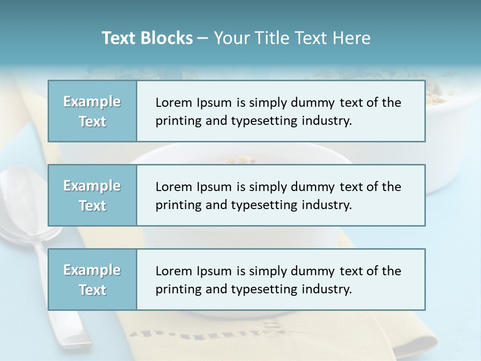 Cereal Meal Granola PowerPoint Template