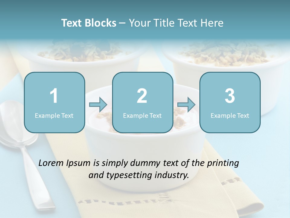 Cereal Meal Granola PowerPoint Template