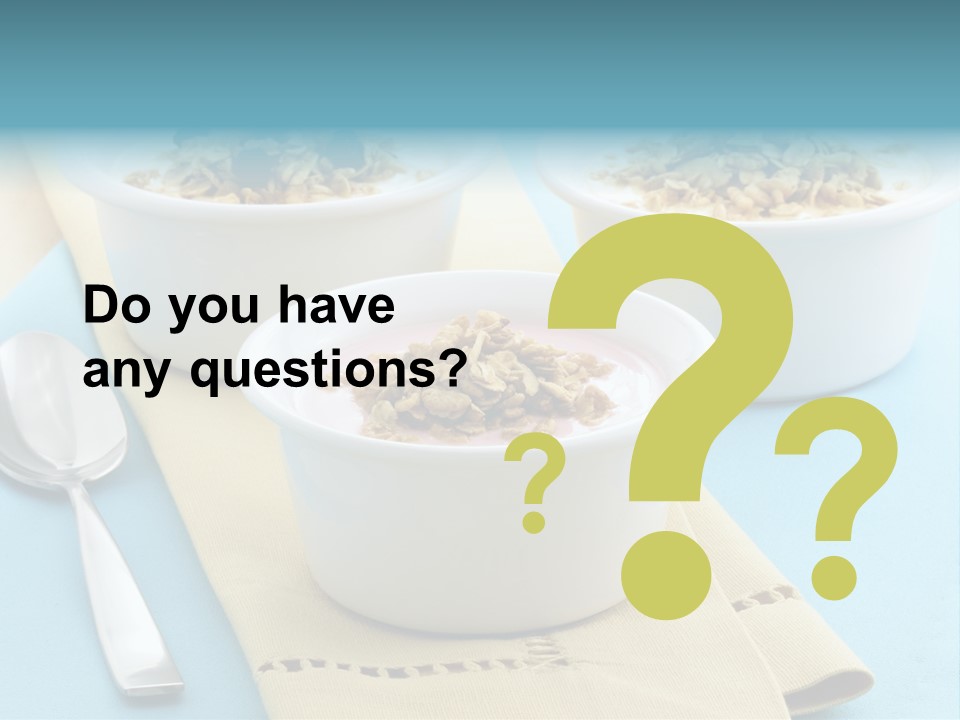 Cereal Meal Granola PowerPoint Template