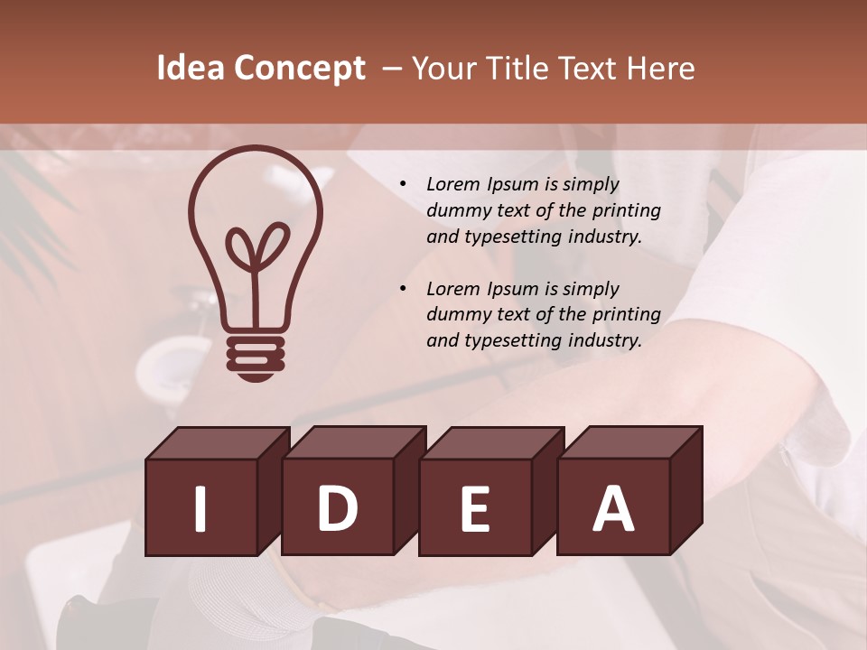 Handsome Handyman Industry PowerPoint Template