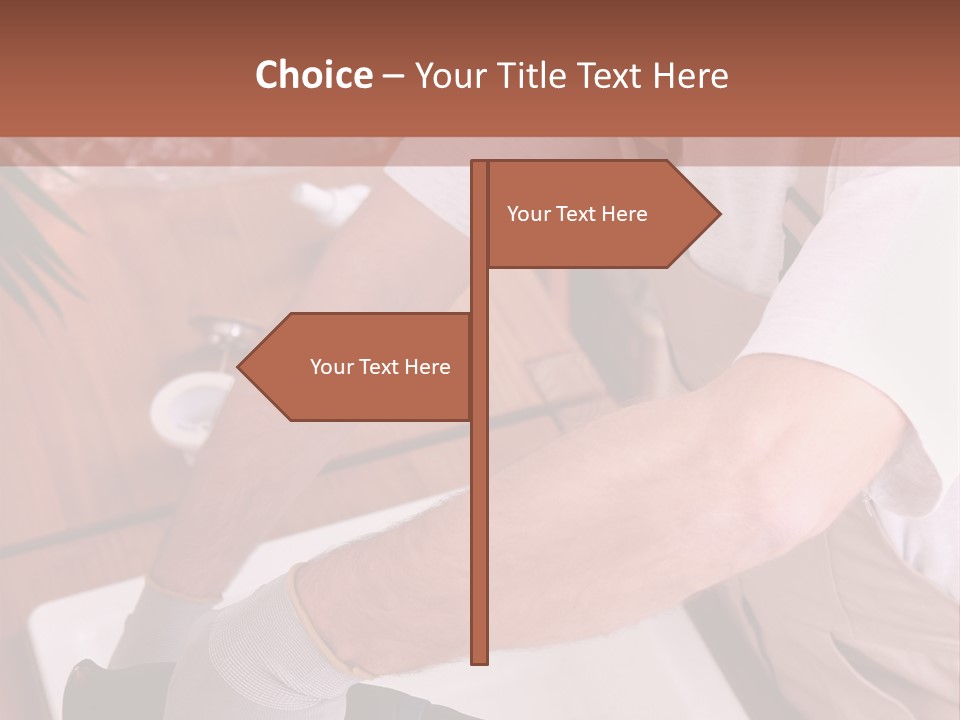 Handsome Handyman Industry PowerPoint Template