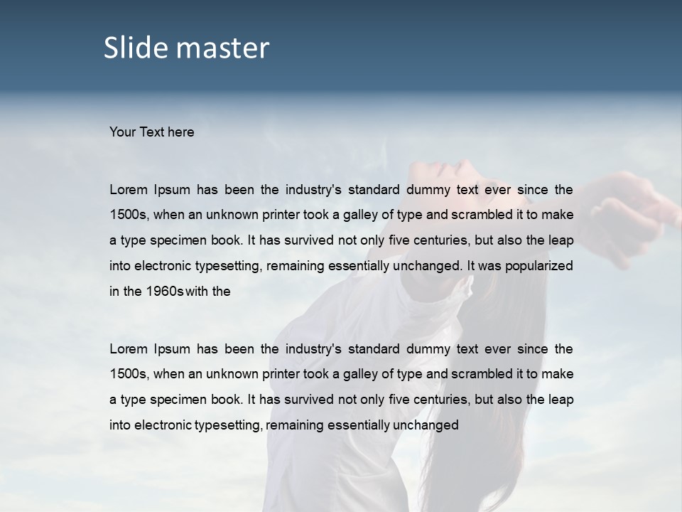 Open Cloudy Welfare PowerPoint Template