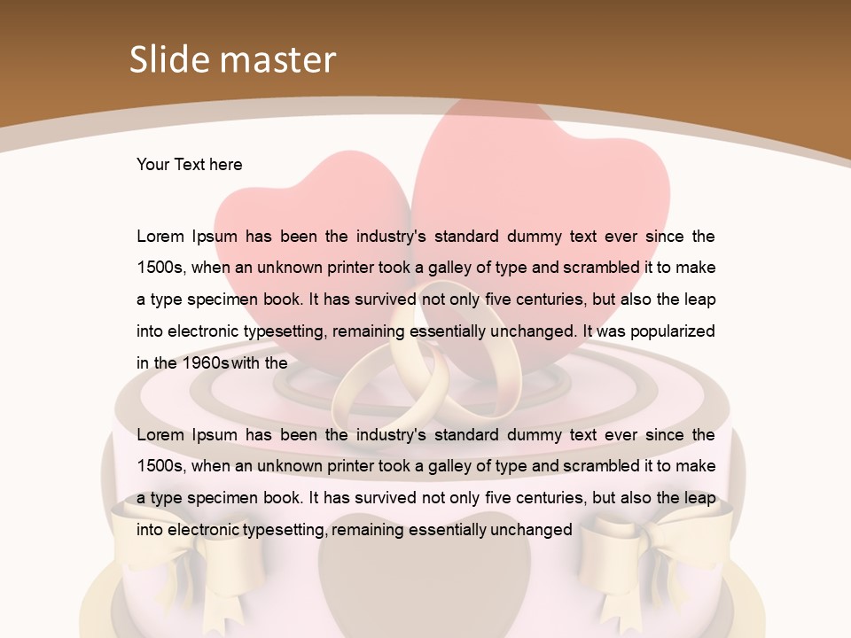 Wed Celebrate Ceremony PowerPoint Template