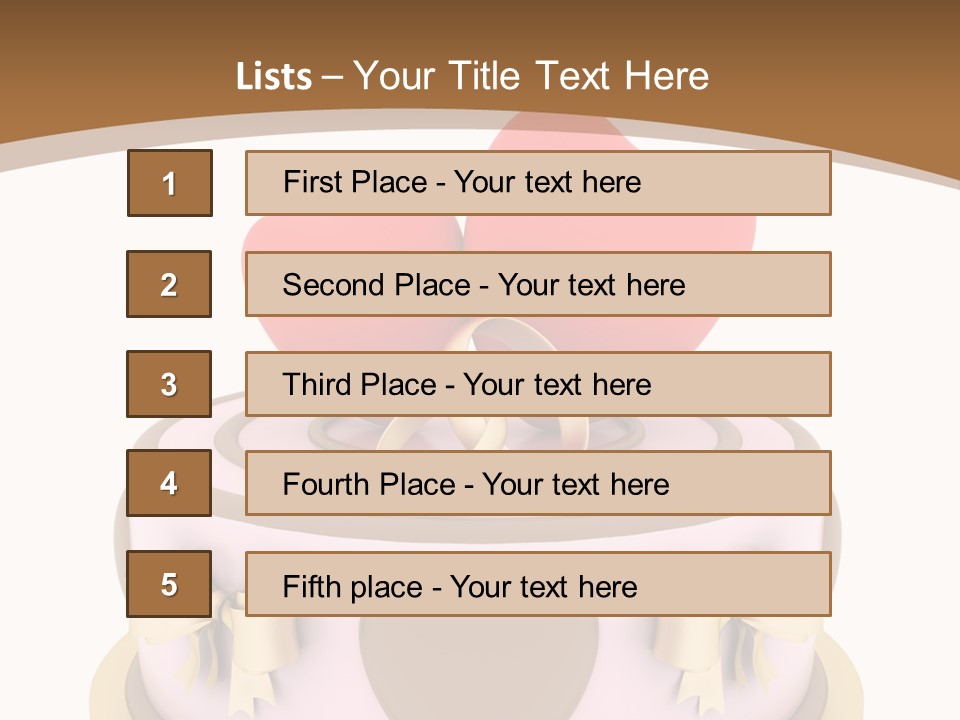 Wed Celebrate Ceremony PowerPoint Template