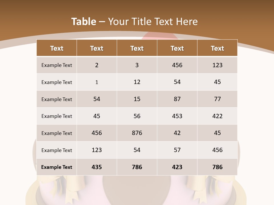 Wed Celebrate Ceremony PowerPoint Template