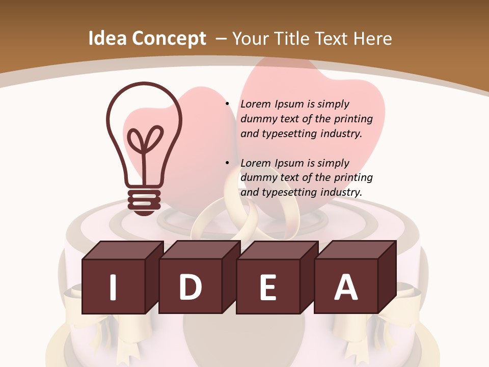 Wed Celebrate Ceremony PowerPoint Template