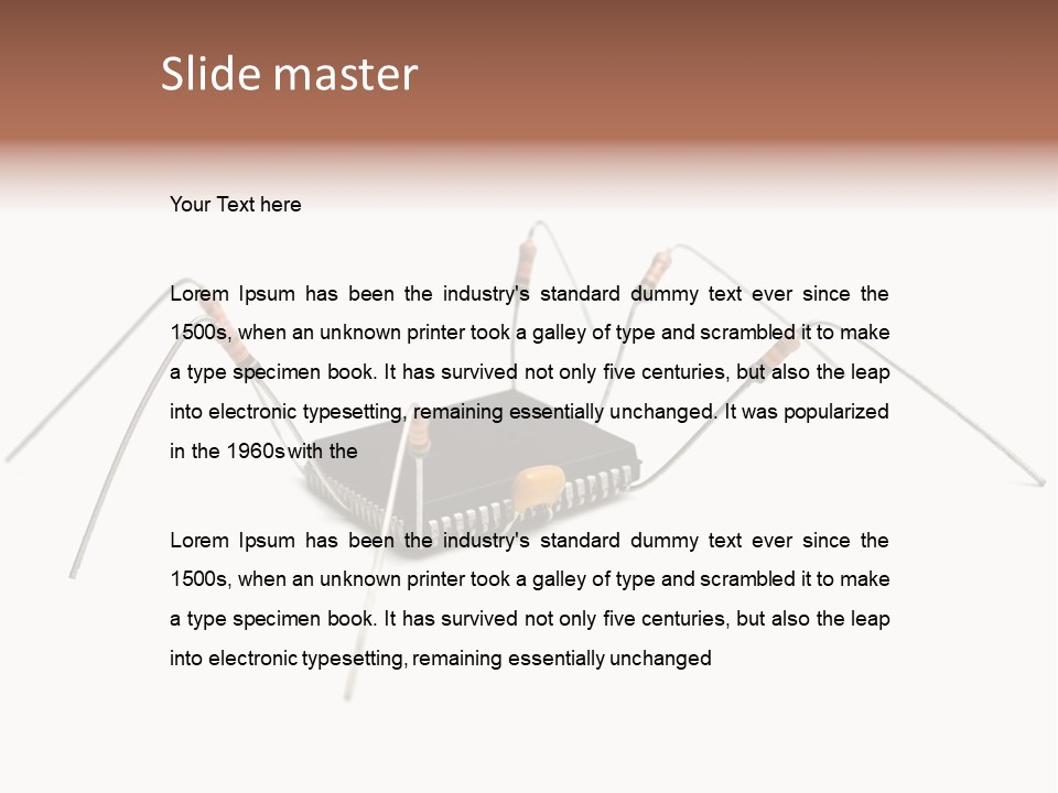 Electronics Fraud System PowerPoint Template