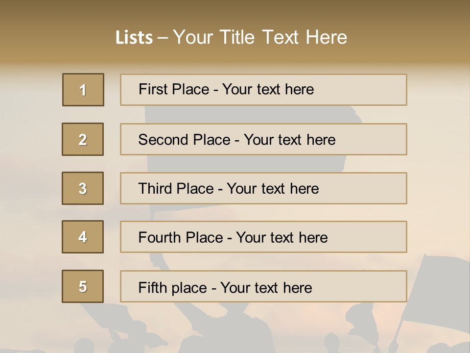 Anger Oppression Guerrilla PowerPoint Template