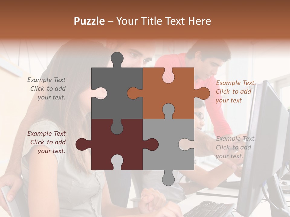 Internet Finance Lab PowerPoint Template