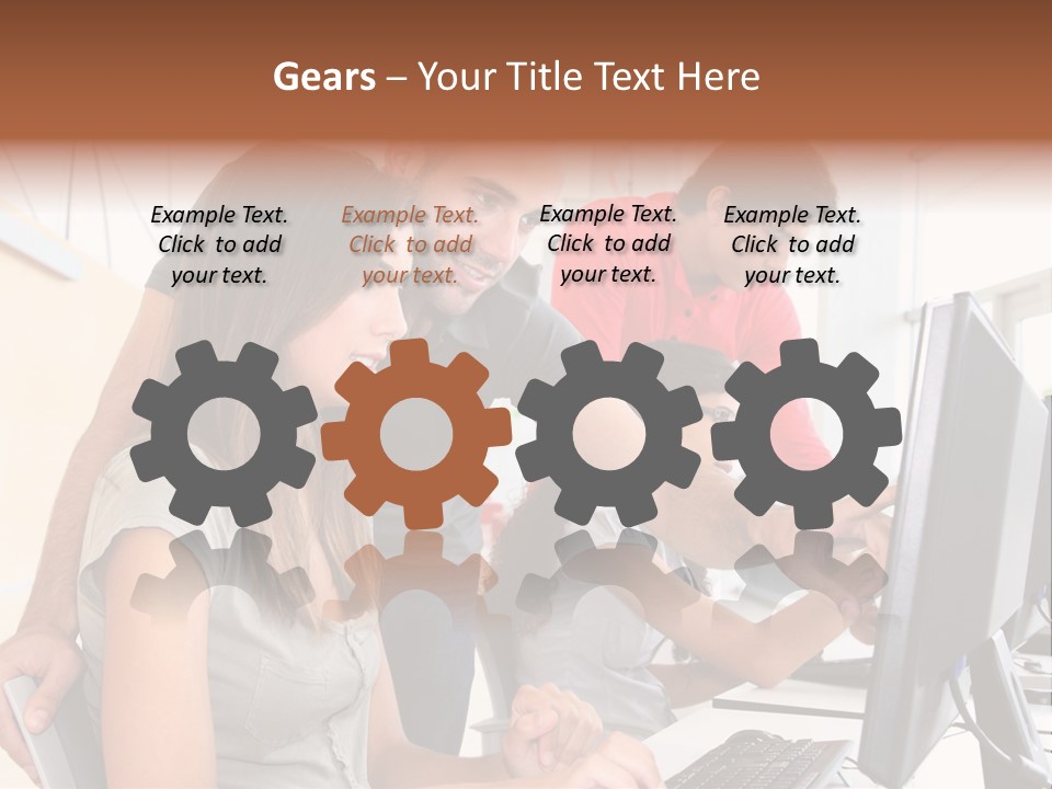 Internet Finance Lab PowerPoint Template