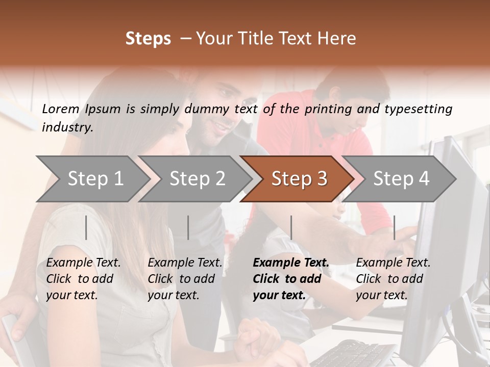 Internet Finance Lab PowerPoint Template