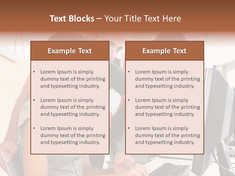 Internet Finance Lab PowerPoint Template
