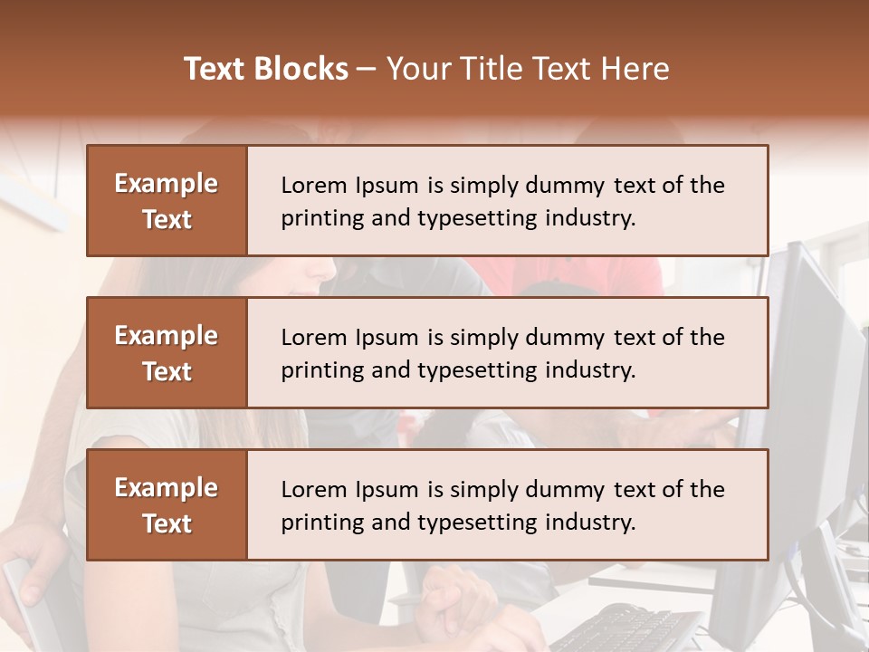 Internet Finance Lab PowerPoint Template