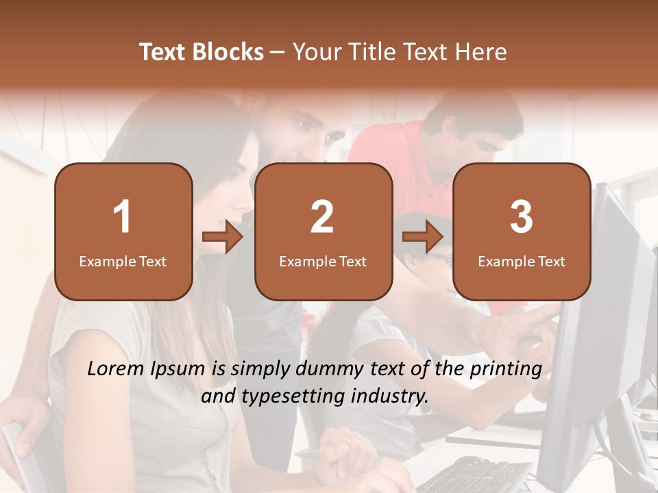Internet Finance Lab PowerPoint Template